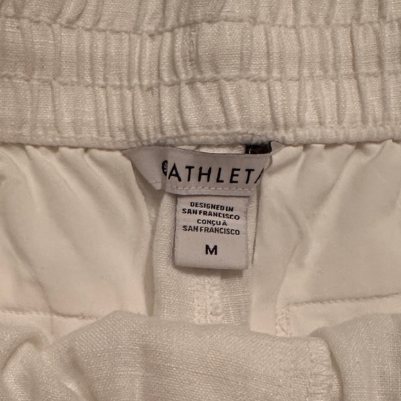 Athleta Retreat Linen High Rise Wide Leg Pant - Picture 3 of 6